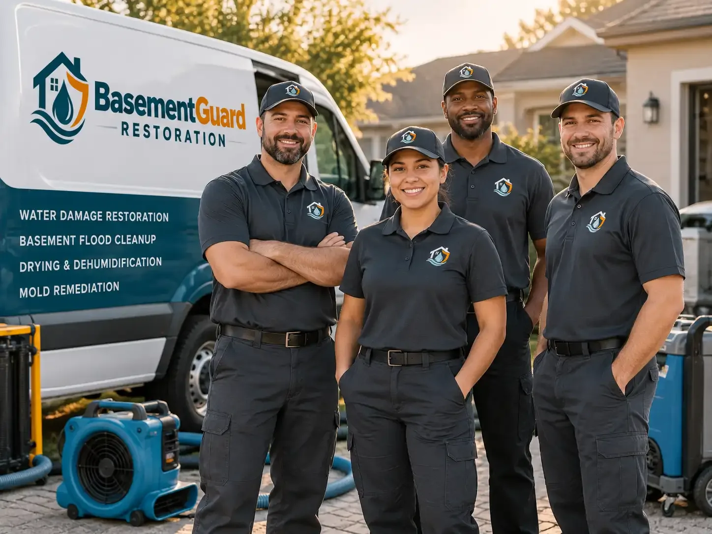 Basement Water Damage Restoration company in Montcalm, WV